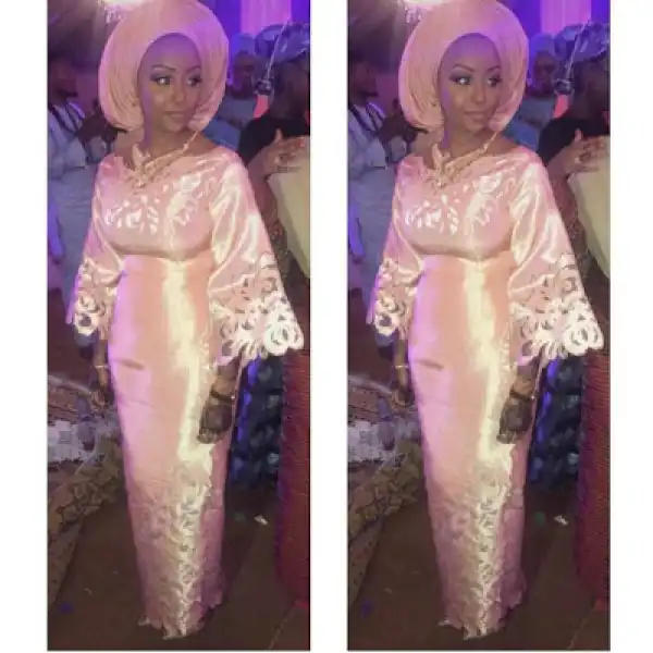 Daughter Of Borno Senator Wears Deola Sagoe N500k - N1.5m Komole Iro & Buba (Photos)
